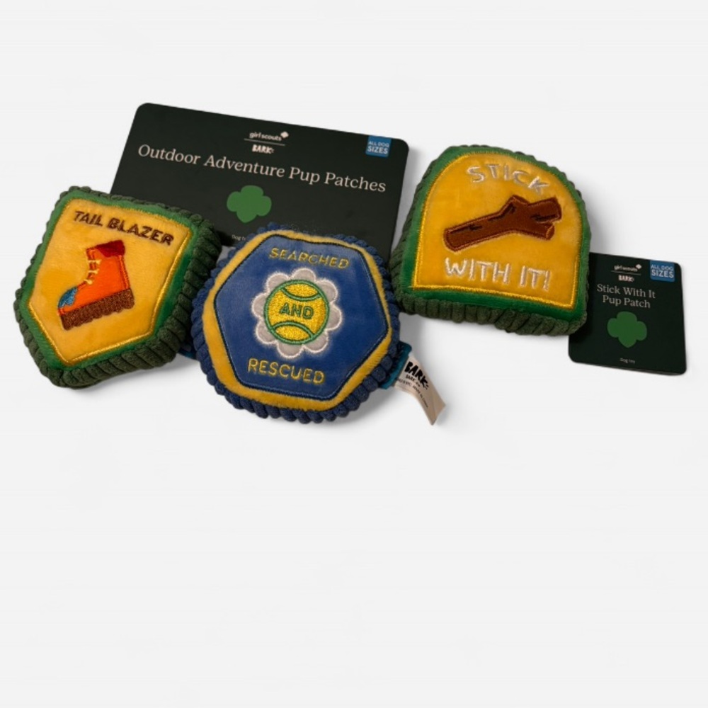 Bark Adventure Pup Patch Set - Green, Yellow, Blue